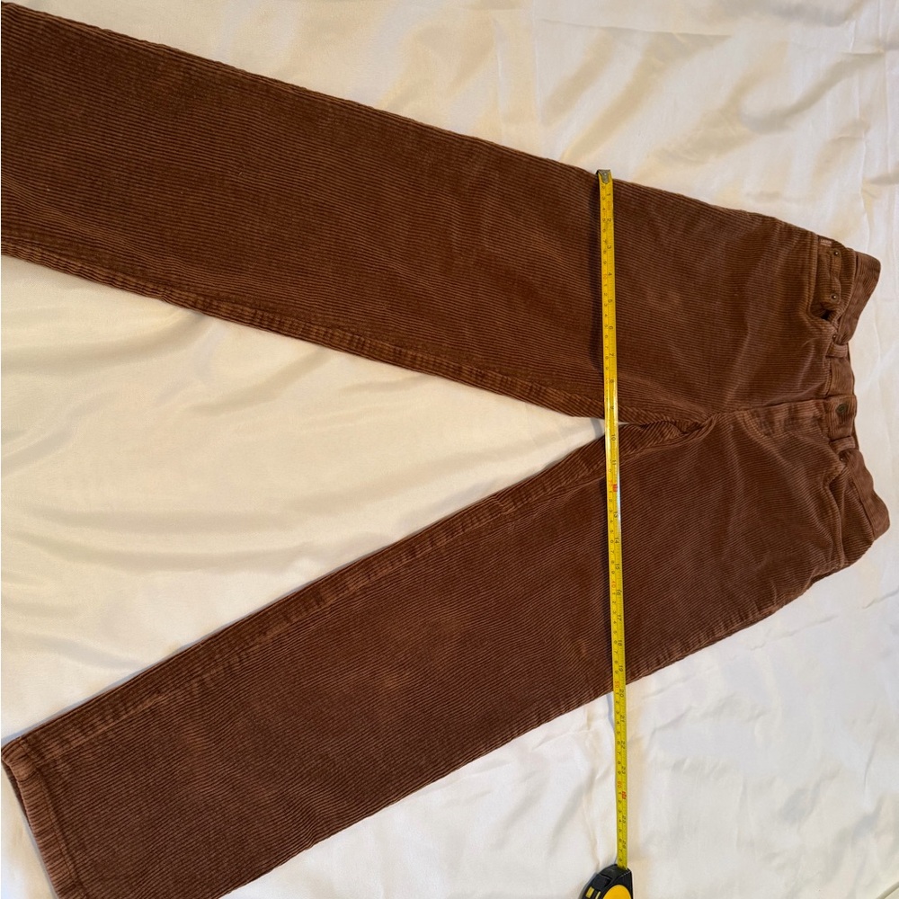 Vintage Lauren Ralph Lauren Women's Brown Corduroy Pants - Picture 9 of 16